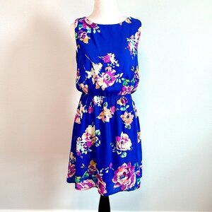 Everly Floral Open Back Dress Size M